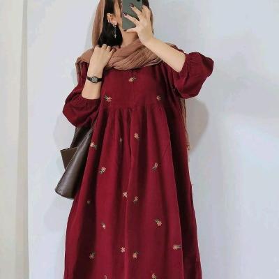 پیراهن نخی لینن مدل محیا