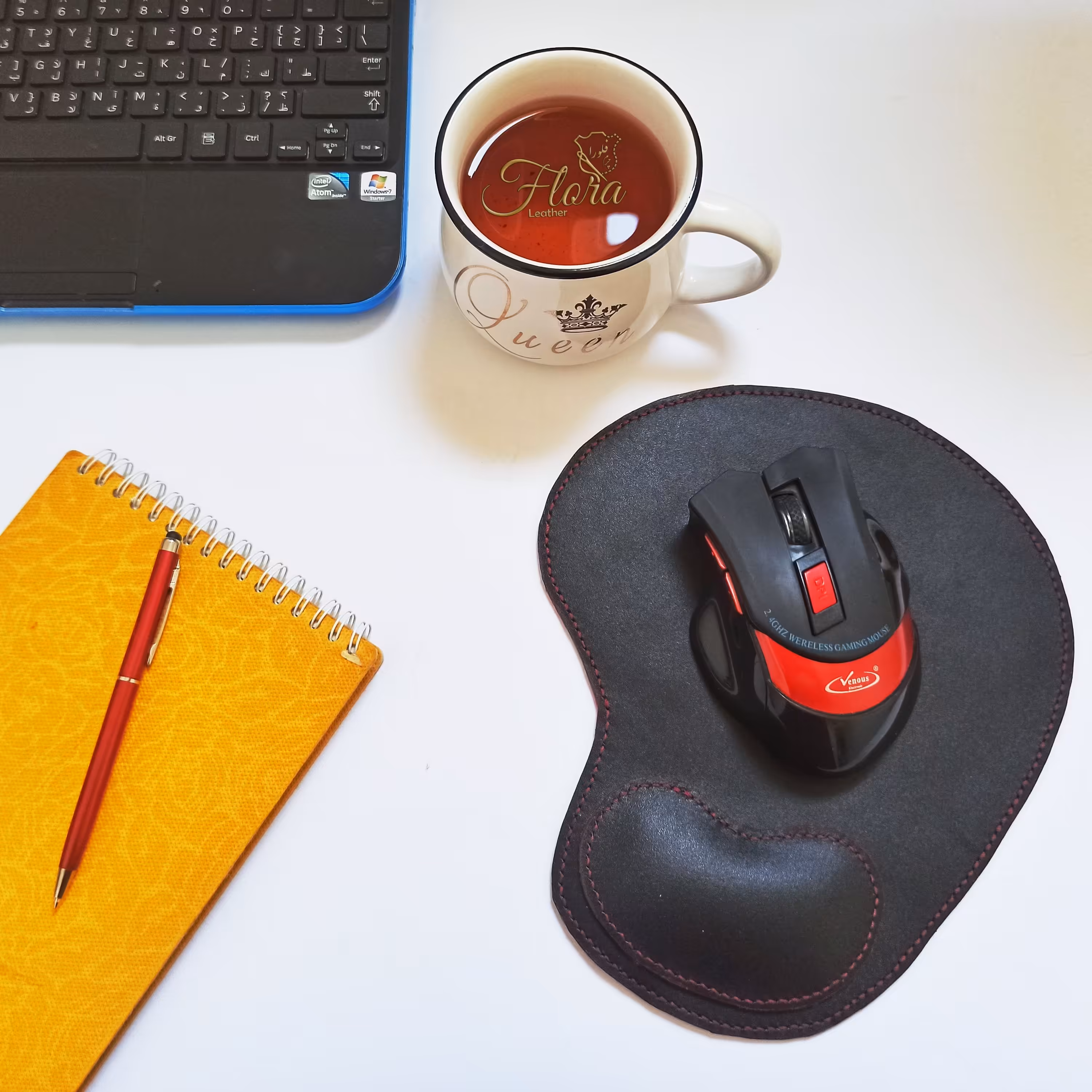 موس پد طبی تهیه شده از چرم طبیعی گاوی