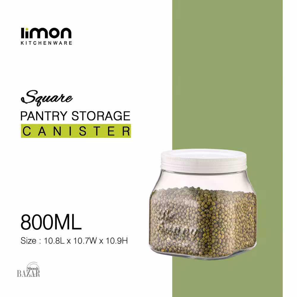 بانکه پت چهارگوش 800 سی سی لیمون کد 2310