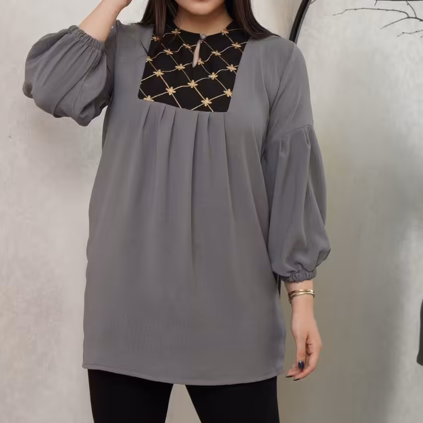 شومیززنانه تک خرجکار لوزی، جنس ابر و بادی، 2سایز لارج و ایکس لارج، ارسال رایگان با950هزارتومان خریدپوشاک زنانه نرگس2