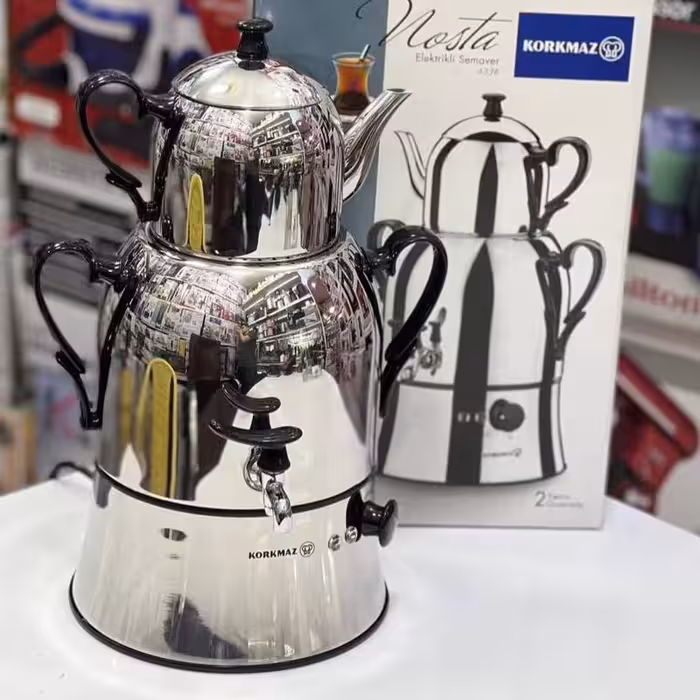 سماور برقی  تمام اتومات مدل 338کرکمازترکیه