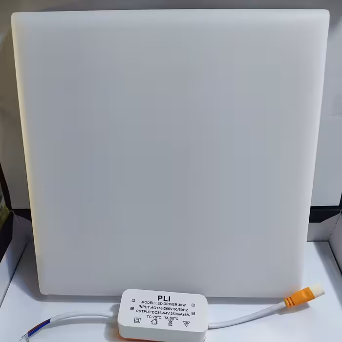 پنل ال ای دی 36 وات توکار مربع  پرشین لایت . فنر متغیر  ( 24 ماه گارانتی تعویض)