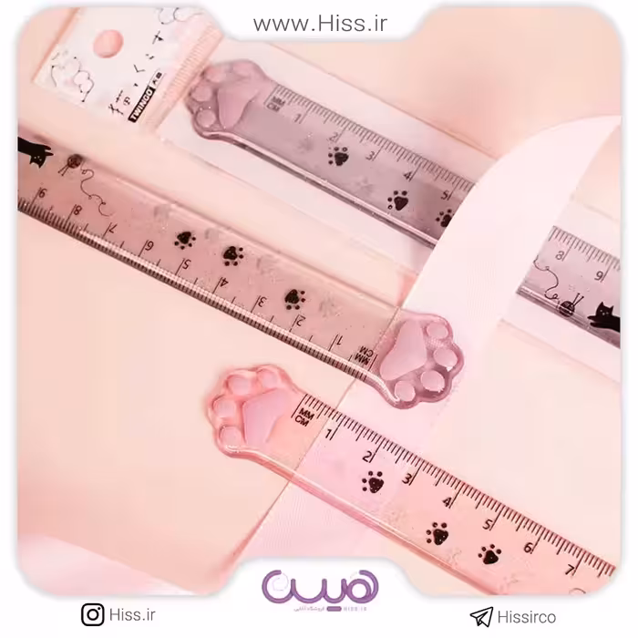 خط کش پنجه گربه شاینی