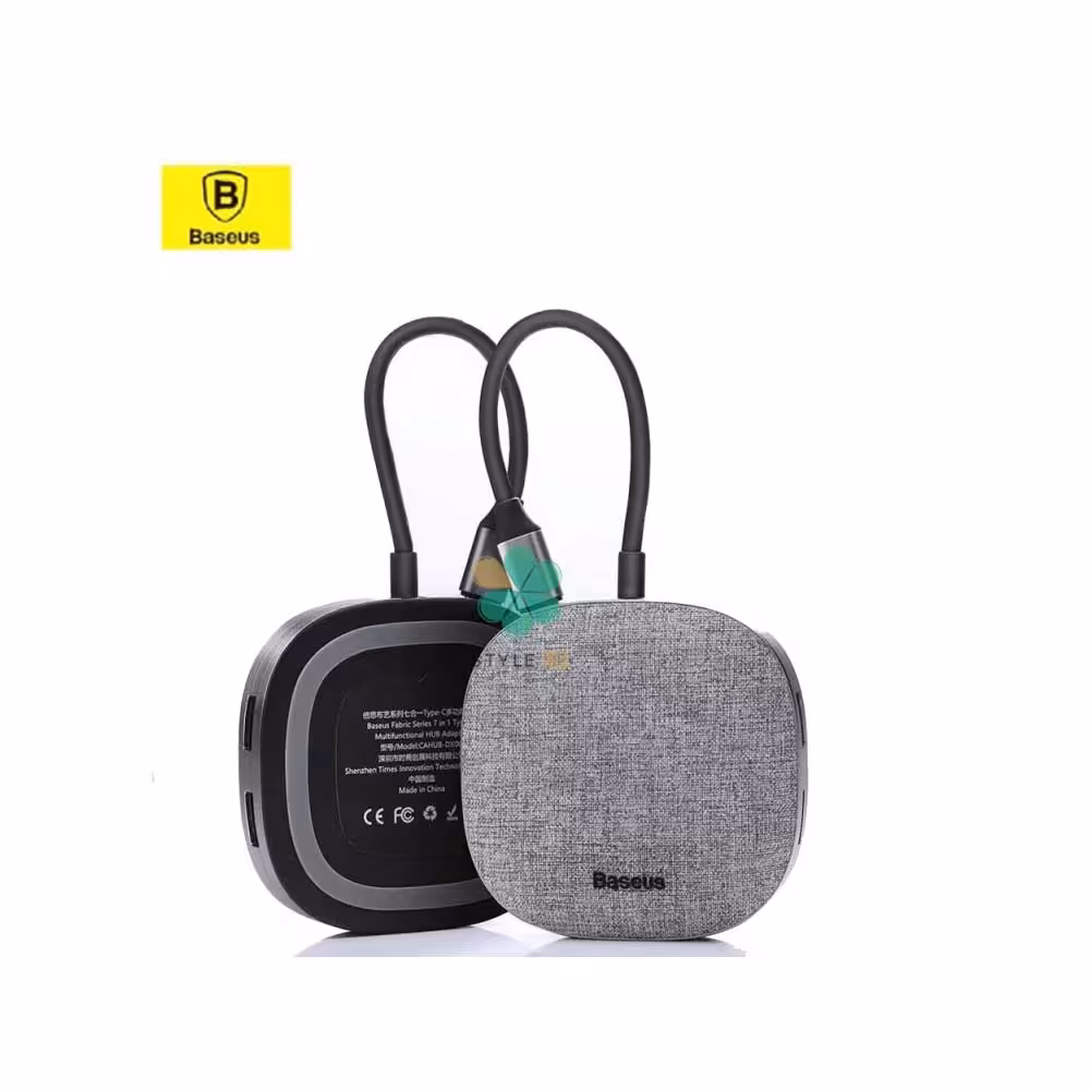 هاب 7 پورت Type-C بیسوس مدل Baseus Fabric CAHUB-DX0G