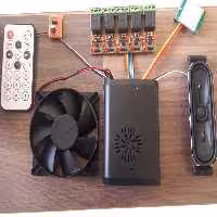 کیت هوشمندکنترل پخش صوت و نور در موزه ها و غرفه های جهانگردی مدل PIR001 مهندسیکا