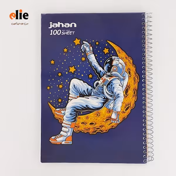 دفتر 100 برگ سیمی مجلد طرح 3802