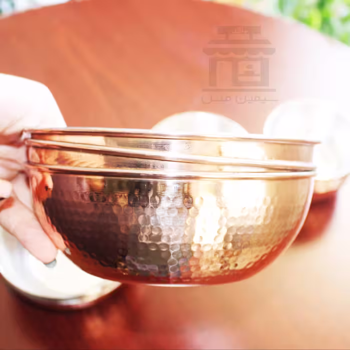 کاسه آبگوشت خوری سیمین مس