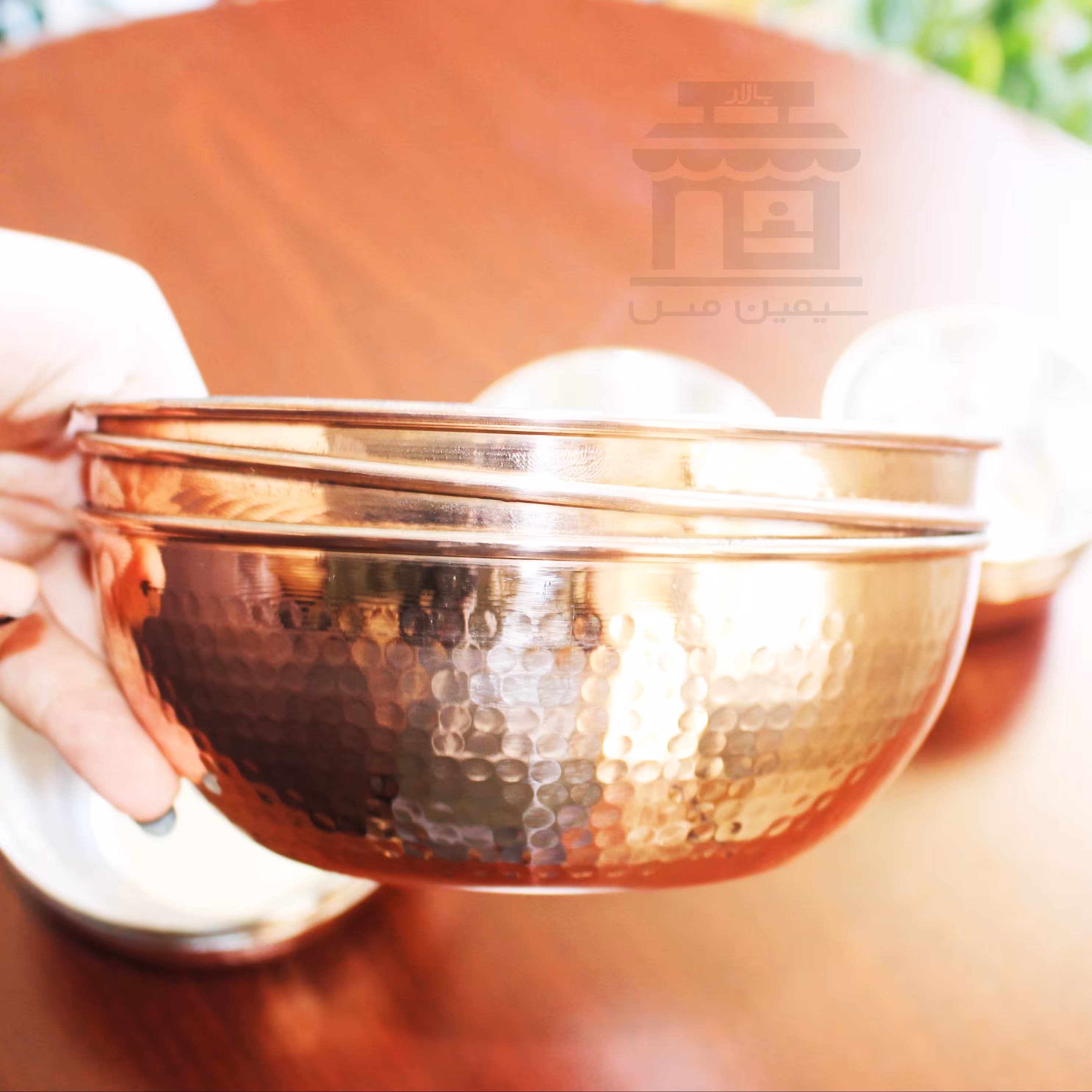 کاسه آبگوشت خوری سیمین مس