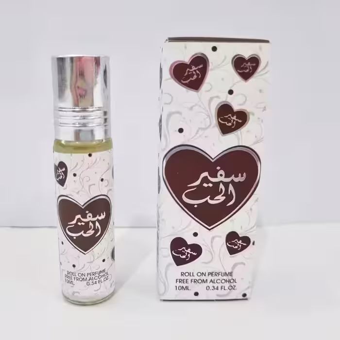 ادکلن سفیرالحب10میل تولیدشرکت اماراتی ارض الزعفران