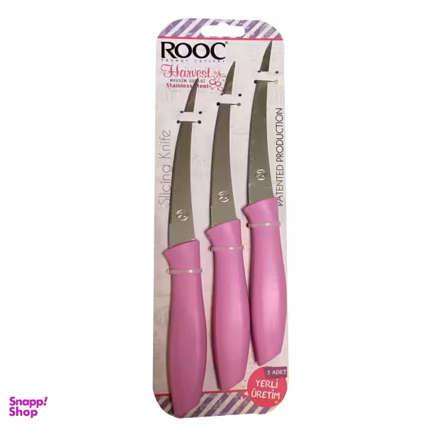 کارد میوه خوری روک مدل AN-0506 بسته 3 عددی