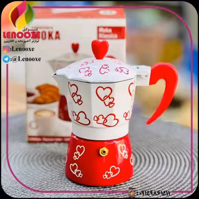 قهوه ساز دو کاپ قلبی ارسال رایگان