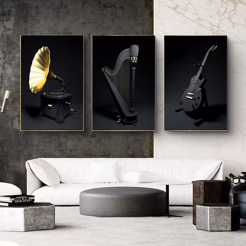 سِت تابلو زیبای موسیقی اسپورت