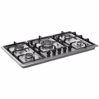 اجاق گاز صفحه ای استیل توکار بدون ترموکوپل دو سال گارانتی کیفیت عالی 