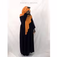 مانتو عبایی نسیبه استین توری