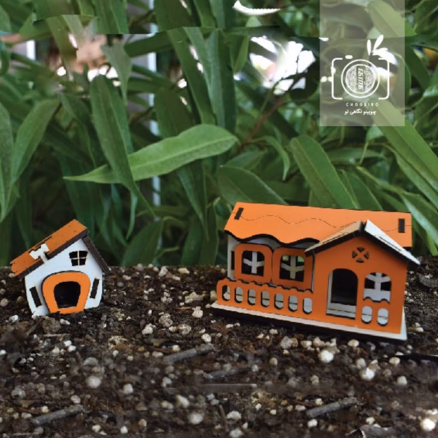 کلبه چوبی مینیاتوری طرح دودکش دار، گیفت، اسباب بازی، هدیه دخترونه