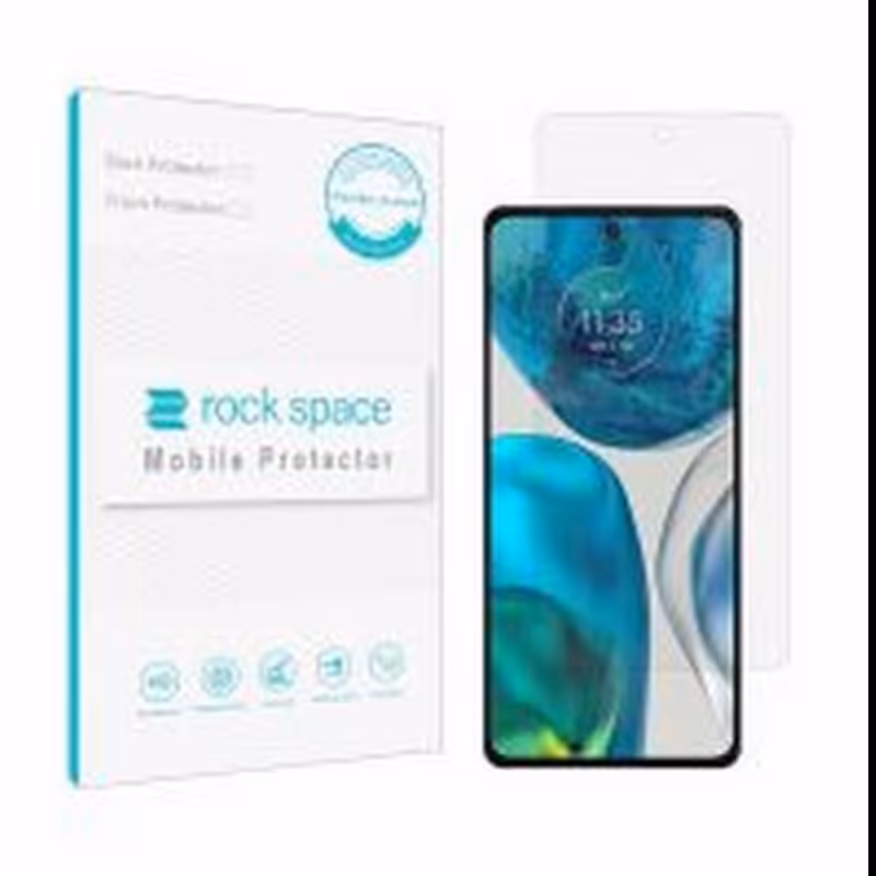گلس نانو هیدروژل شفاف و ضد ضربه گوشی موتورولا Moto G22 برند راک اسپیس