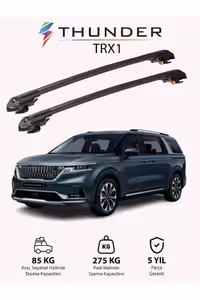 نوار محافظ خودرو مشکی KIA CARNIVAL 2021 LATER TRX1 CARRIER LOCKED SEARFALL حامل سیم پیچ سیاه Thunder