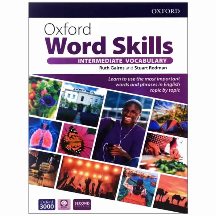 کتاب oxford word skills Intermediate ویرایش دوم اثر Stvart Redman انتشارات اکسفورد وزیری