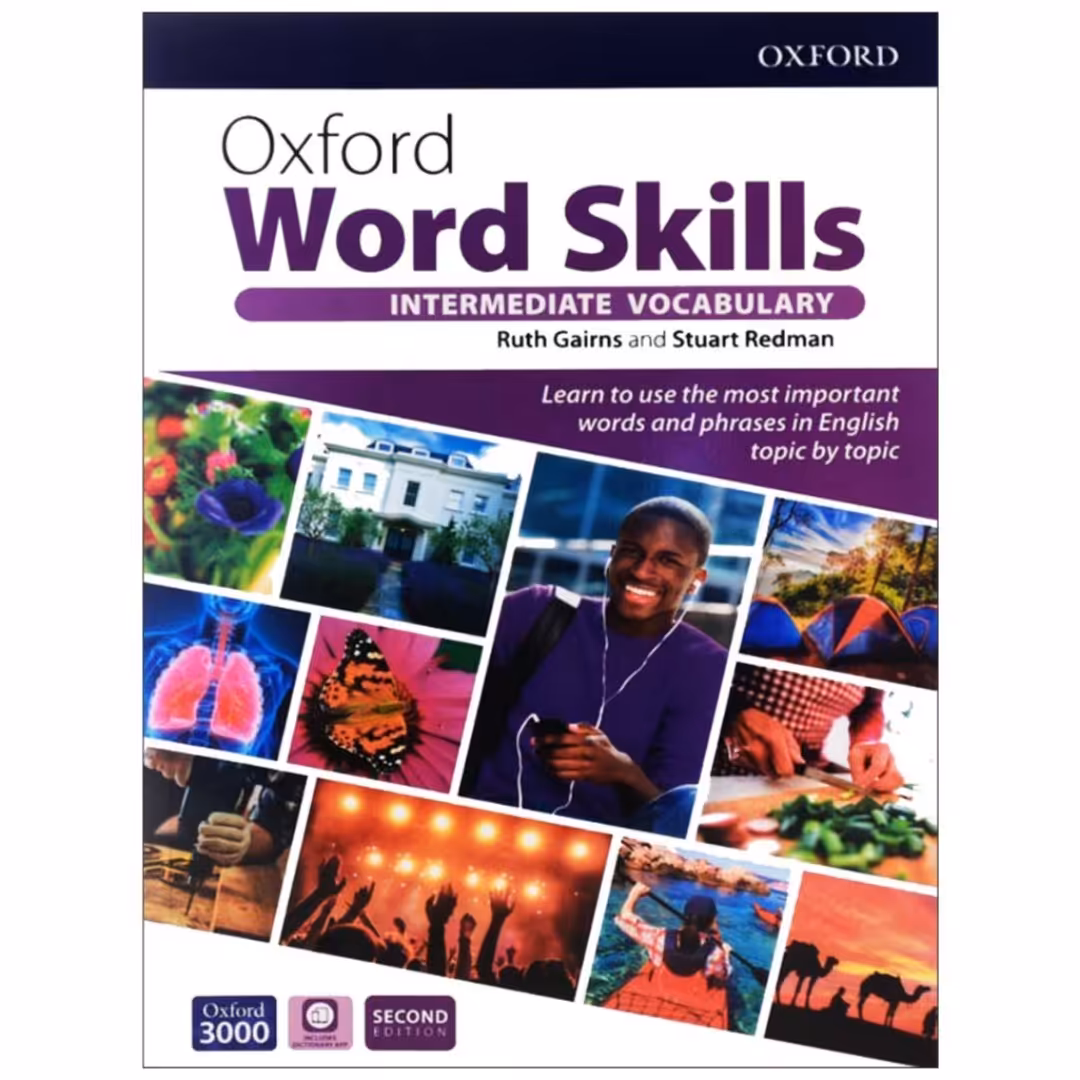 کتاب oxford word skills Intermediate ویرایش دوم اثر Stvart Redman انتشارات اکسفورد وزیری