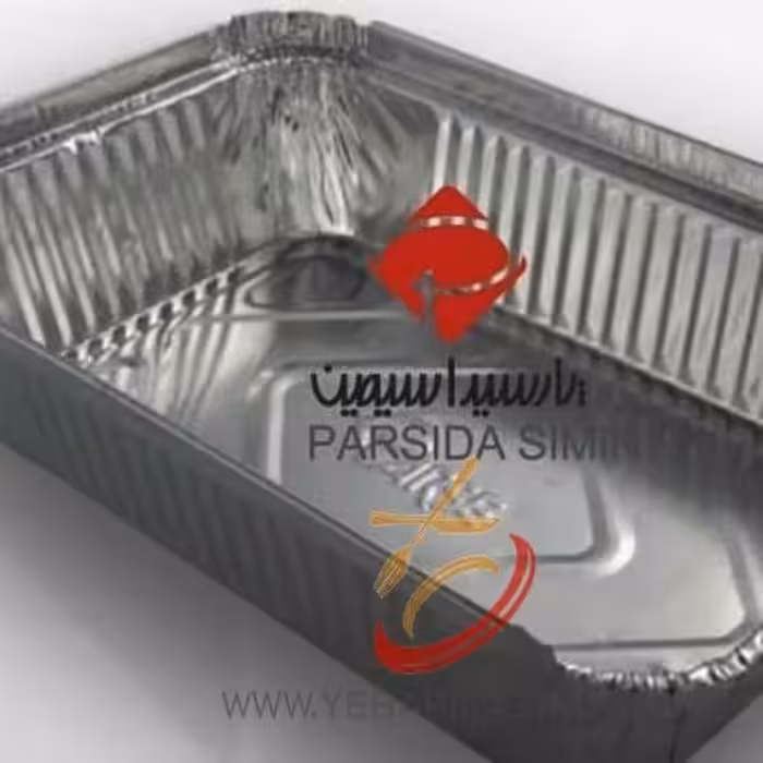 ظرف یکبار مصرف الومینیوم دو پرسی کد 114 (بسته 1000تایی)