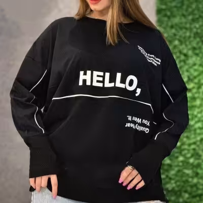 بلوز طرح سلام پنبه