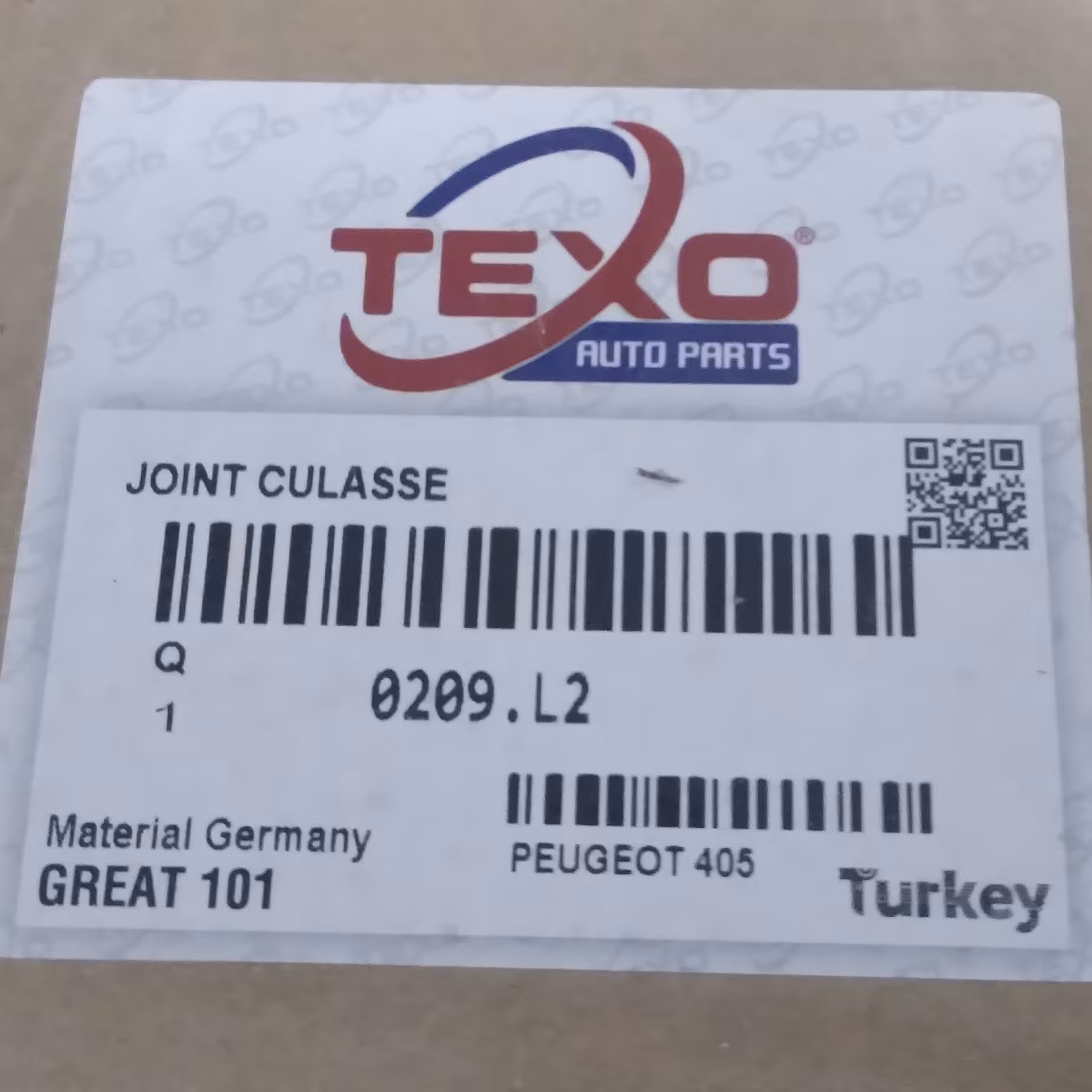 واشر سرسیلندر 2 سوراخ پژو 405