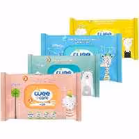 دستمال مرطوب وی کر مدل 3370 بسته 72 عددی مجموعه 4 عددی
