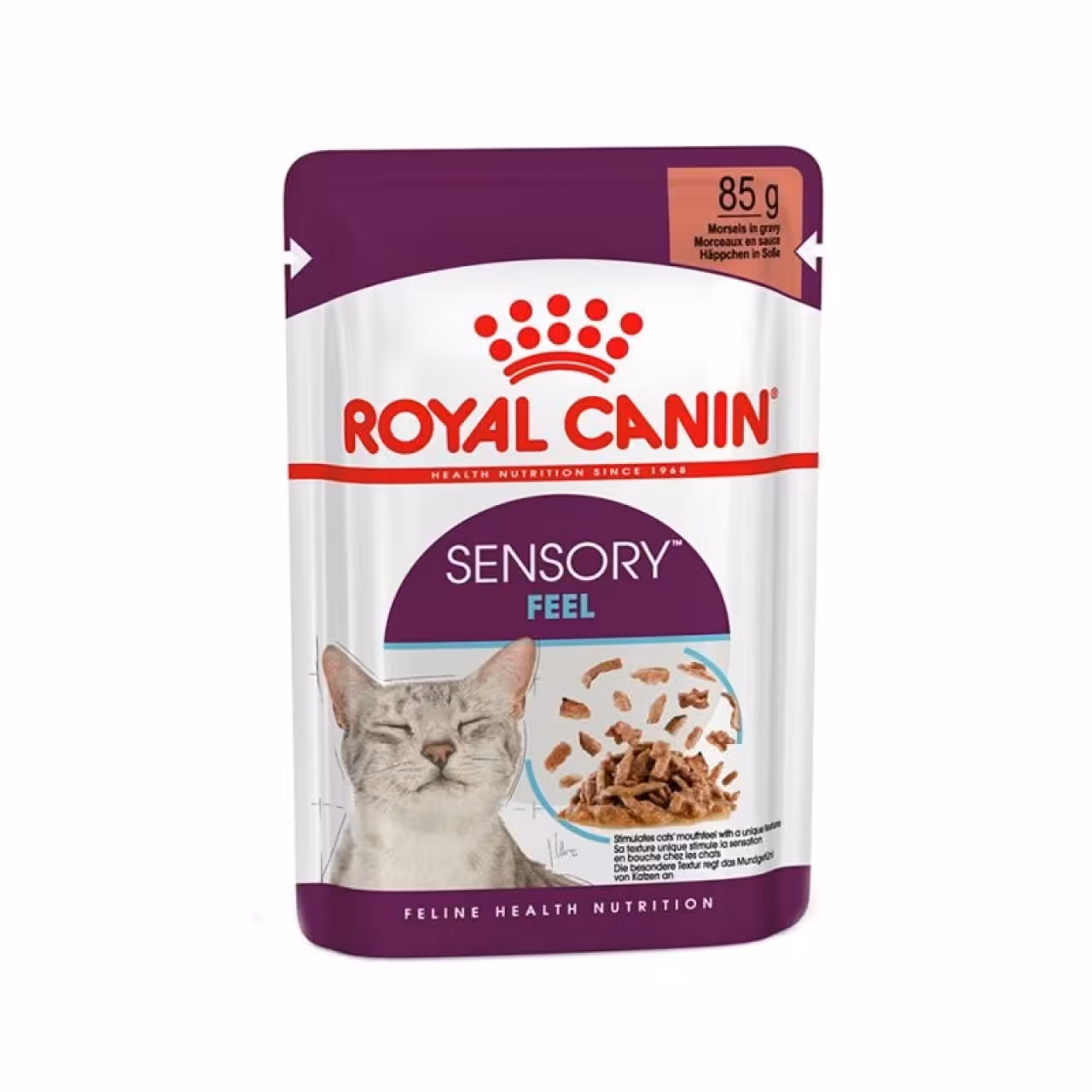 غذای پوچ گربه بد غذا سنسوری فیل رویال کنین وزن 85 گرم