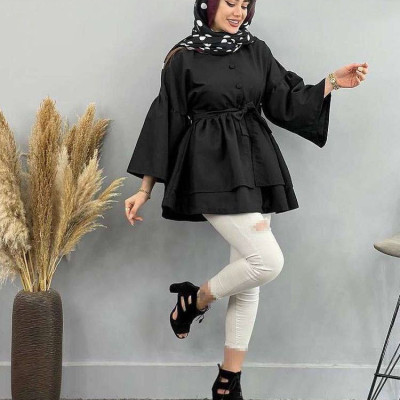مانتو اسپرت زنانه داکرون مدل دودامنه