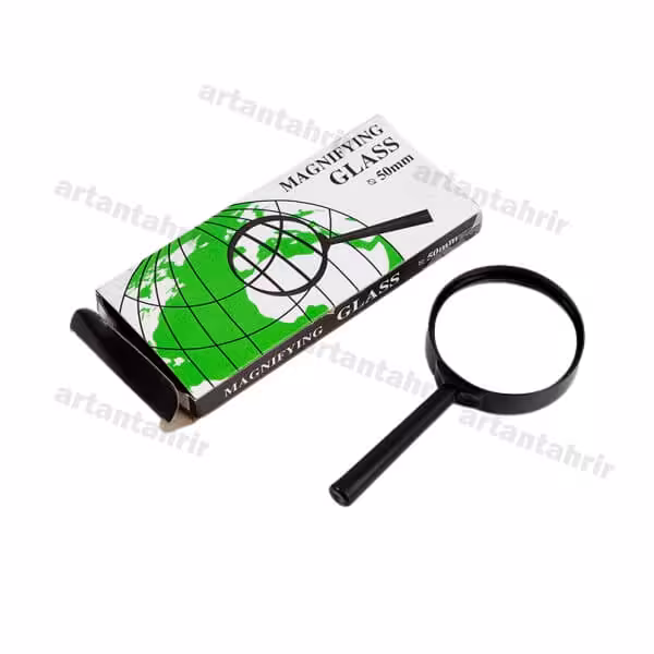 ذره بین دسته دار گلاس سایز50