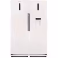 یخچال فریزر دو قلو رنزو مدل 6020 سفید87114-1