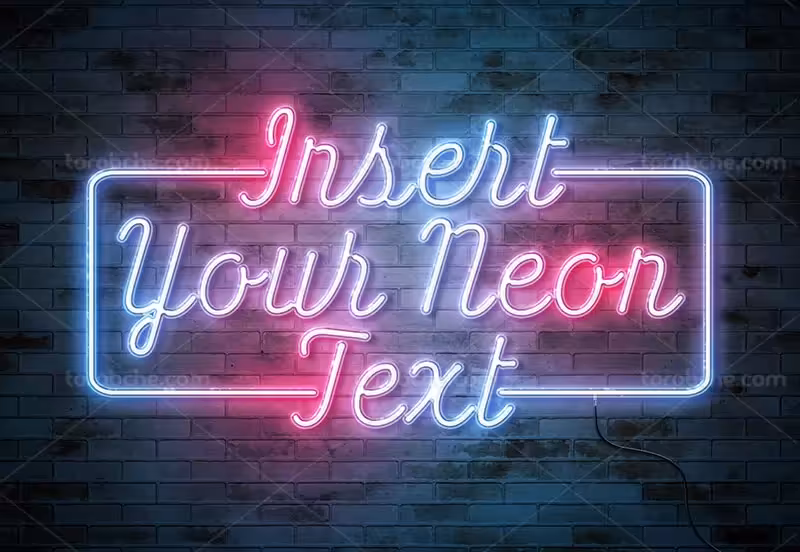 موکاپ متن سه بعدی روی دیوار | گرافیک با طعم تربچه