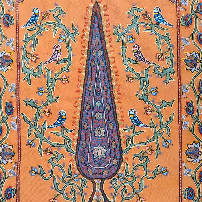 تابلو پته سرو جاویدان نقشه دستی ظریف و زیبا