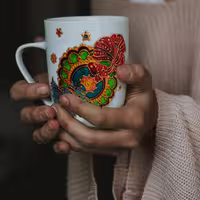 ماگ ویترای ، طرح ماه تولد، گالری سارا ، ماه اسفند 