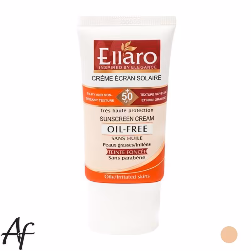 کرم ضد آفتاب رنگی الارو SPF50 مدل Teinte Fonce مناسب پوست چرب

