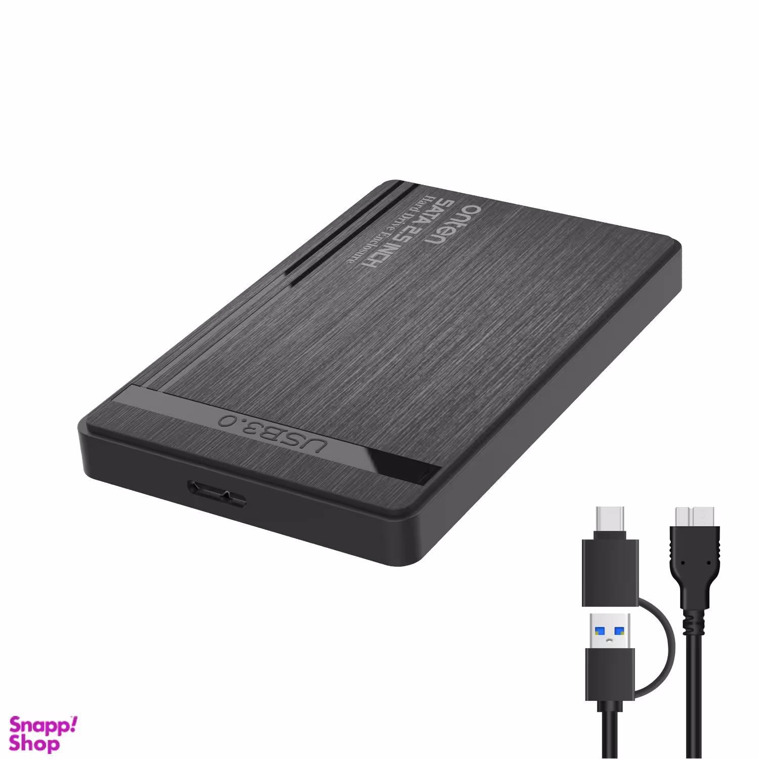 قاب هارد 2.5 اینچی اونتن مدل UHD1 USB3 به همراه کابل Type-C