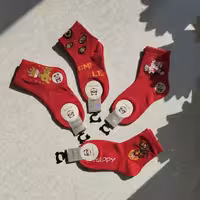 جوراب دخترانه و پسرانه 4 تا 8 سال مچ بوکله دار