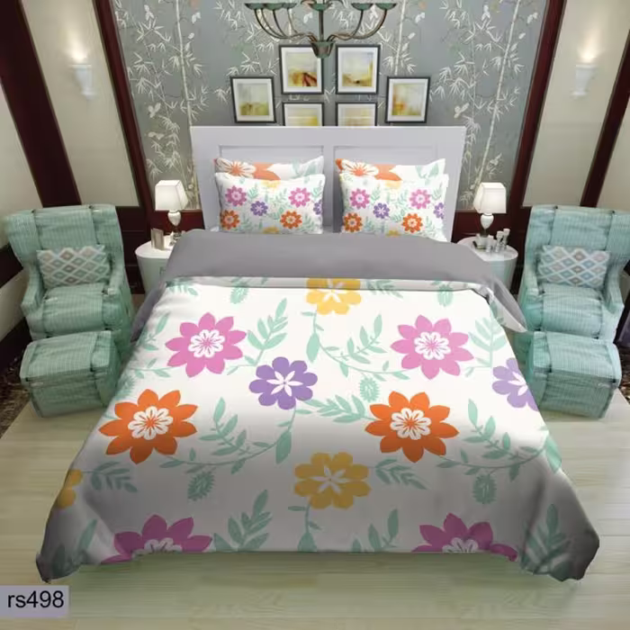 سرویس روتختی 1 نفره تنسل چاپی برندترک لند (Turk Land)  کد rs 498