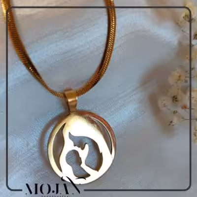 پلاک استیل طرح مادر و کودک کد 406