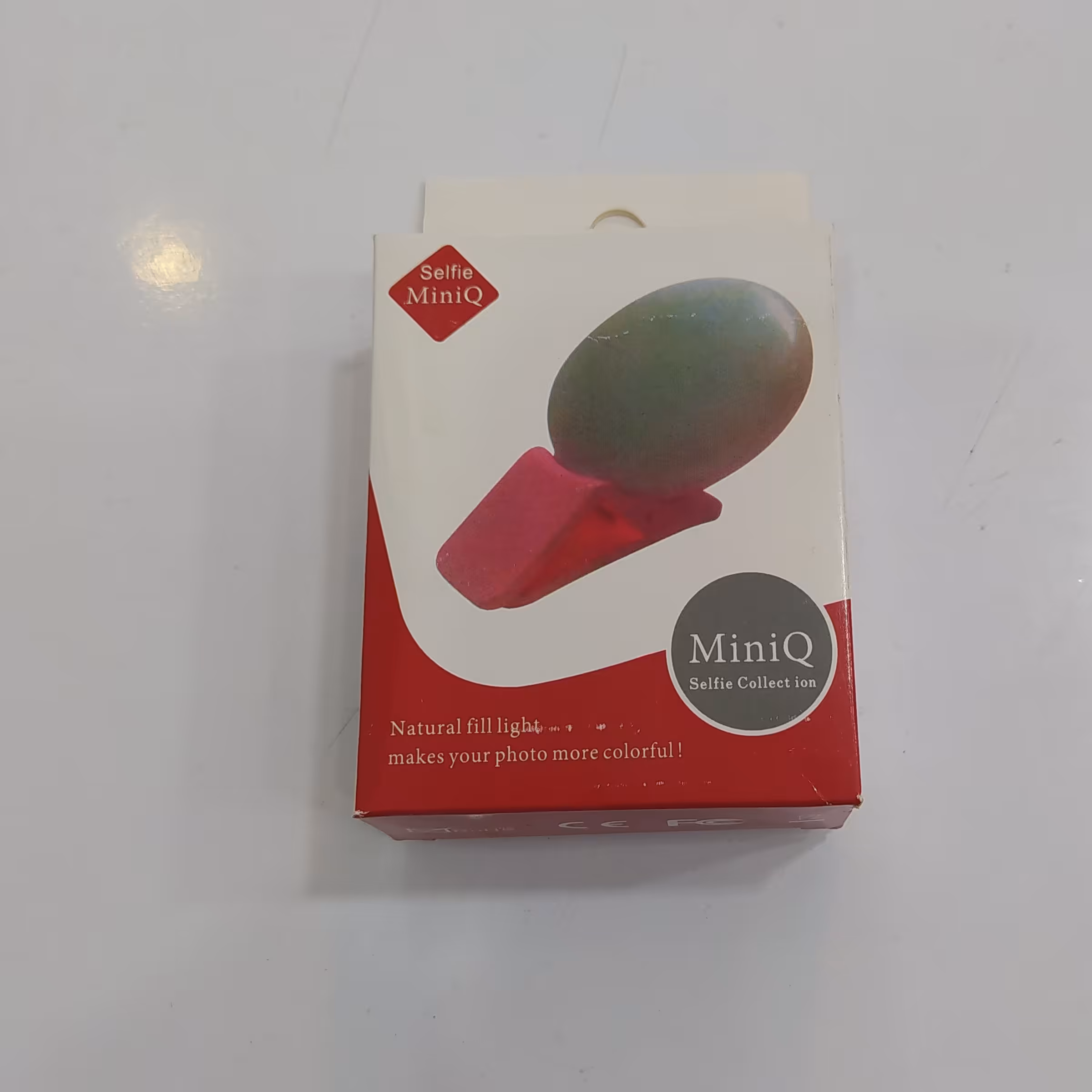 رینگ لایت سلفی مدل Mini Q FILL-LIGHT رنگ سفید کلیپسی