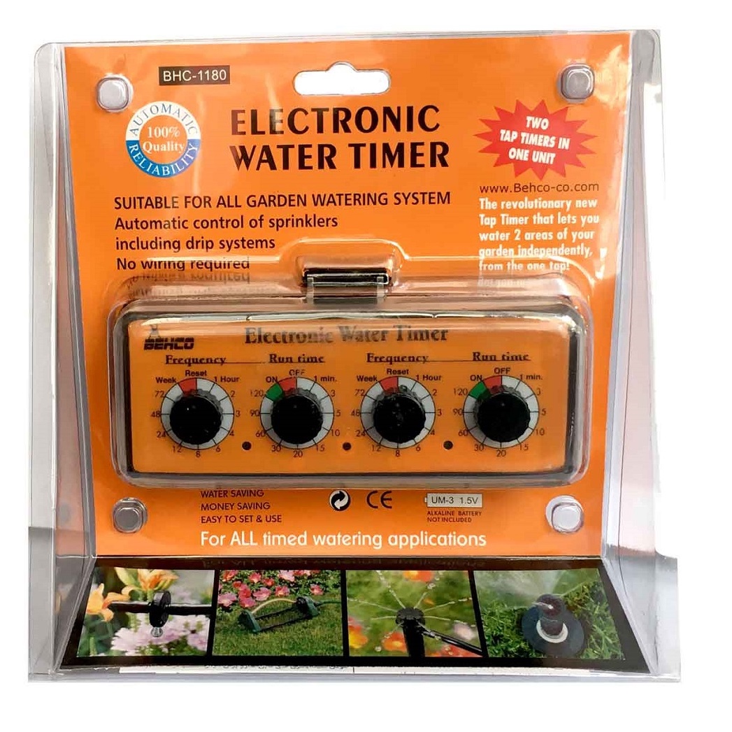 تایمر آبیاری بهکو ( دو خروجه)(behco water timer) 