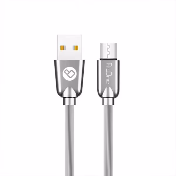 کابل تبدیل USB به microUSB پرووان مدل C02 طول 1 متر