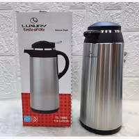 فلاسک استیل داخل شیشه 1/9 لیتری