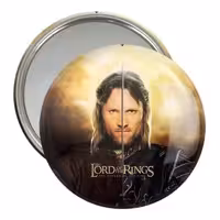 آینه جیبی خندالو طرح آراگون ارباب حلقه ها Lord of the Rings کد 4767