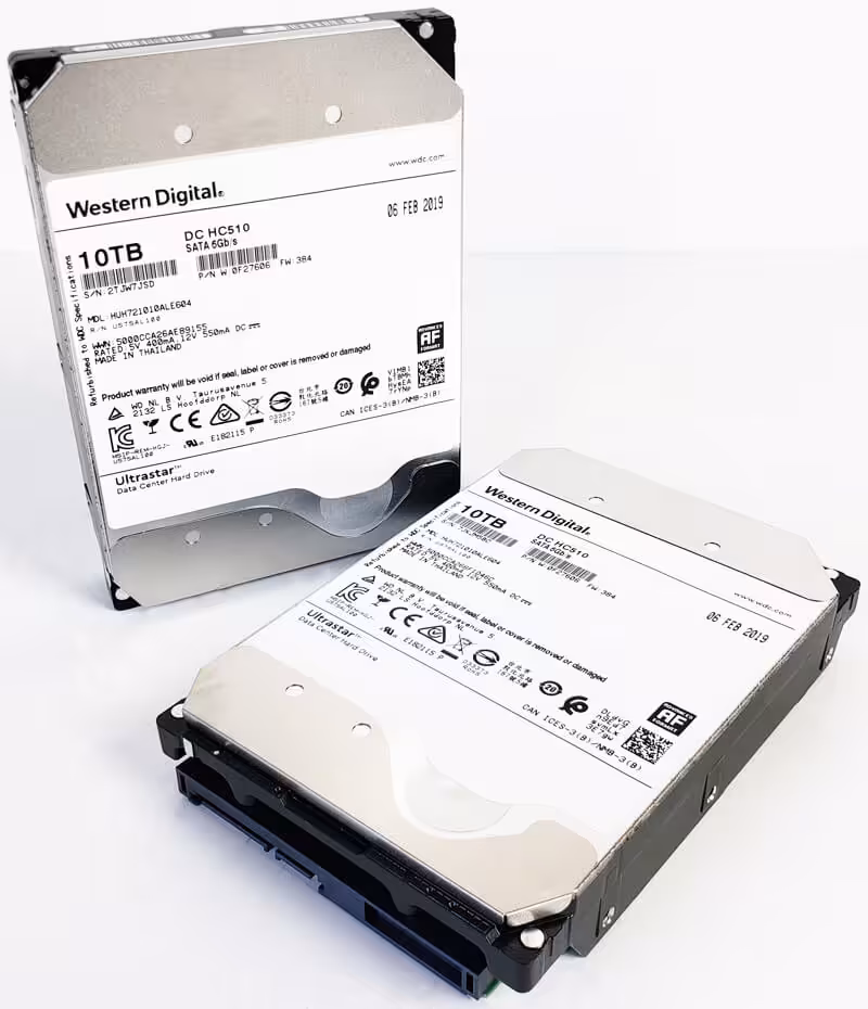 قیمت هارد وسترن 10 ترا hc310 WD Ultrastar 10TB
