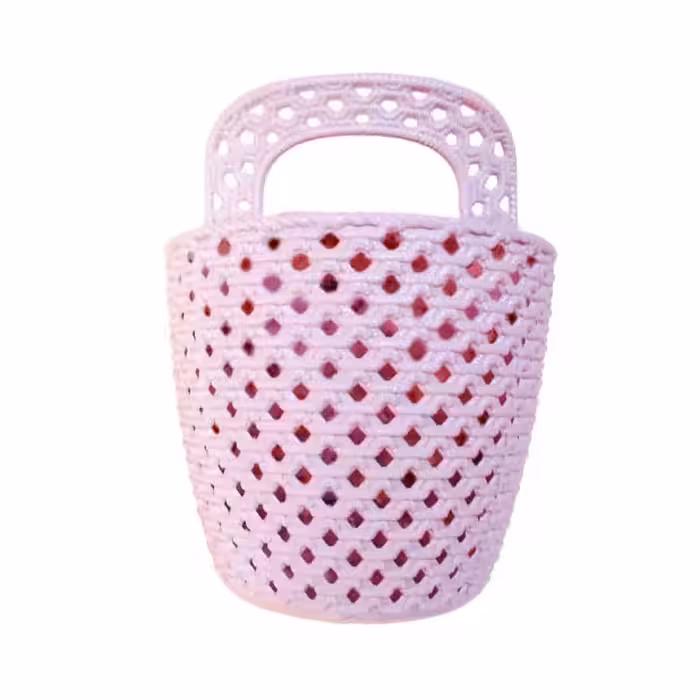 سبد لوازم آرایش رنگ رز گلد