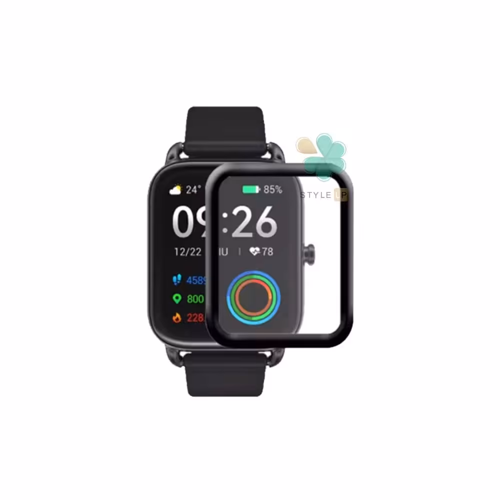 محافظ صفحه گلس دور ژله ای ساعت Amazfit GTS 4