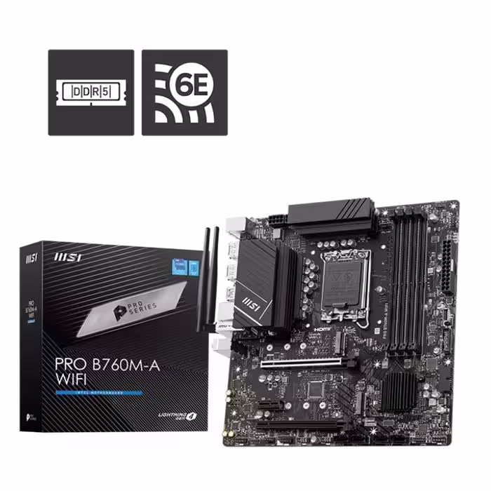 مادربرد ام اس آی PRO B760M-A Wi-Fi DDR5