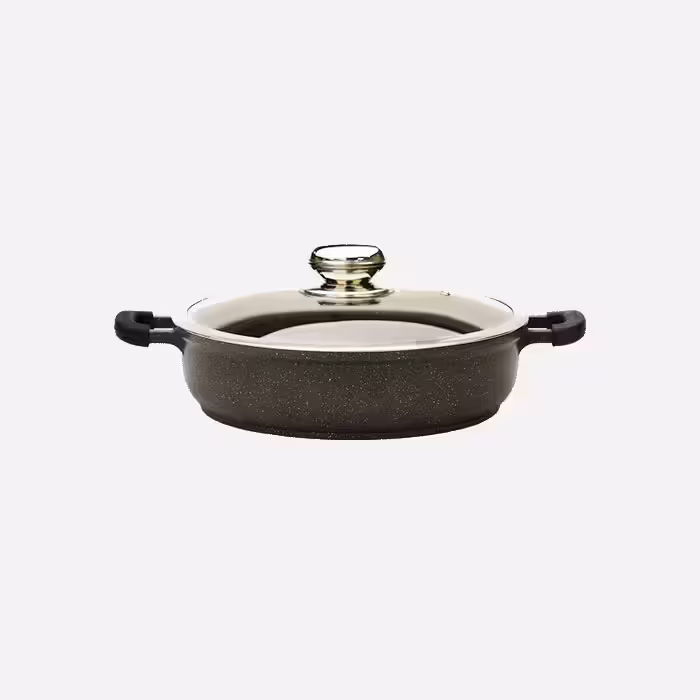 قابلمه کوتاه گریپ قطر 24 سانت زرساب RP-424KG