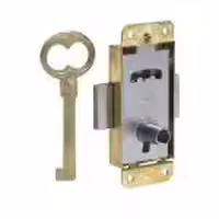 قفل ویترینی هتیچ  مدل 9100016                     سایز 20 میلی متر   طلایی براق